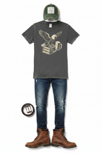 Load image into Gallery viewer, "I Drink And I Know Things" Vintage Distressed Trucker Hat