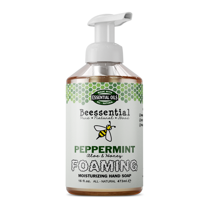 Beessential All Natural Peppermint Foaming Hand Soap