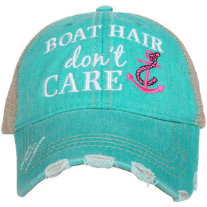 Boat Hair Don't Care Trucker Hats
