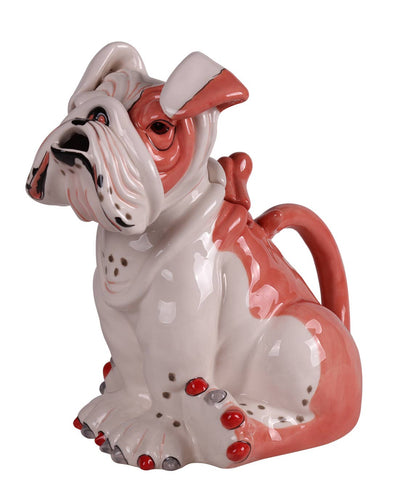 Sweet Pea Pink Bull Dog Teapot