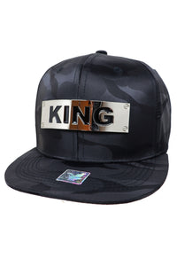 King Plaque Street Wear Snap Back Cap