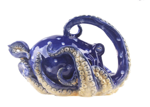 Blue Octopus Teapot