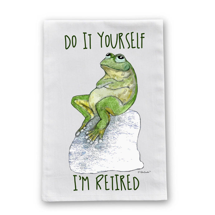 Retired Frog Dish Towel
