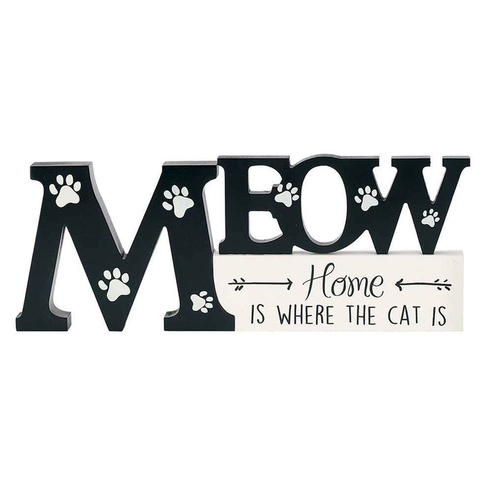 Meow Home Is Where The Cat Is Tabletop Plock