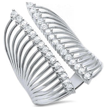 Load image into Gallery viewer, Modern Cubic Zirconia Fashion .925 Sterling Silver Ring