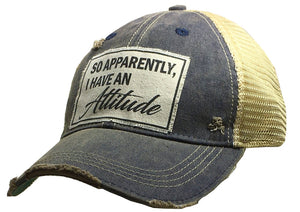 Vintage Distressed Unisex Cap "So Apparently...".