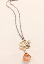 Load image into Gallery viewer, Bee Hive necklace 