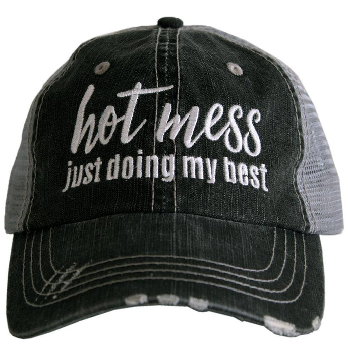 Hot Mess Just Doing My Best Trucker Hats