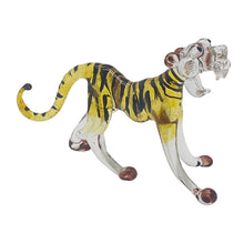Load image into Gallery viewer, Hand Blown Glass Tiger Sculpture