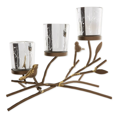 Triple Tealight Branches Candleholder
