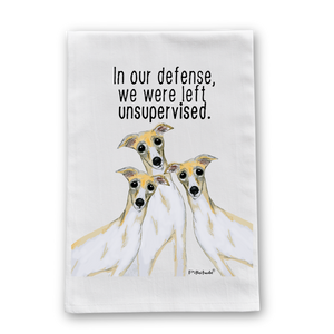 Unsupervised Greyhounds Dish Towel