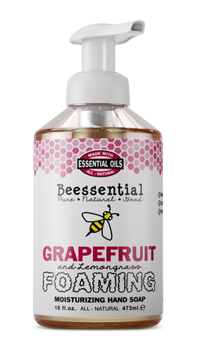 Beessential All Natural Grapefruit Lemongrass Foaming Hand Soap