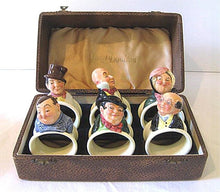 Load image into Gallery viewer, Rare Royal Doulton Set of Six Dickens Characters Napkin Rings