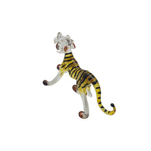 Load image into Gallery viewer, Hand Blown Glass Tiger Sculpture